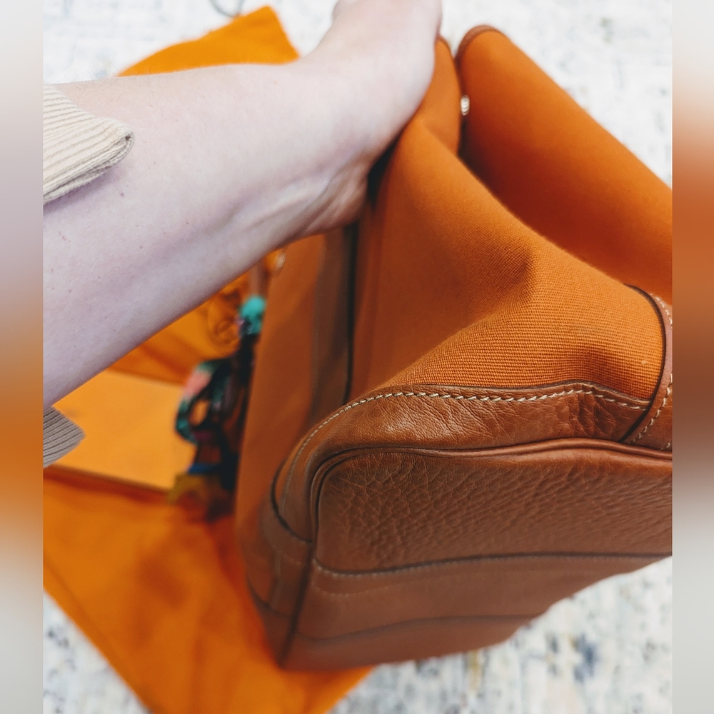SOLD 1️⃣4️⃣5️⃣0️⃣ Hermes 🧡 Garden party tote!Excellent pre-loved condition - Picture 8 of 16